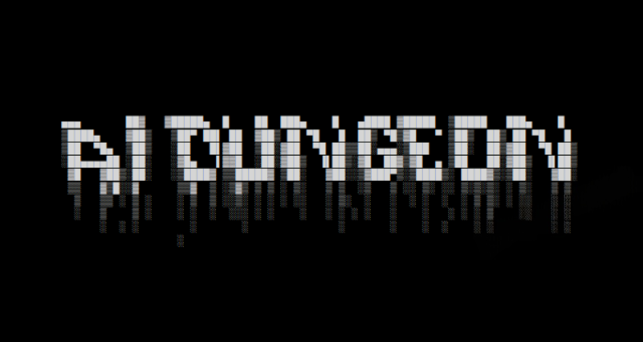 AI Dungeon interface showing fantasy story creation