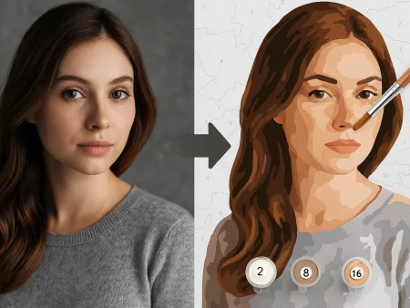 Turn your photo into a paint by numbers