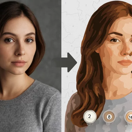 Turn your photo into a paint by numbers