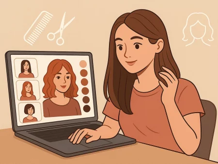 How to choose a hair color and hairstyle online: a simple guide for every day