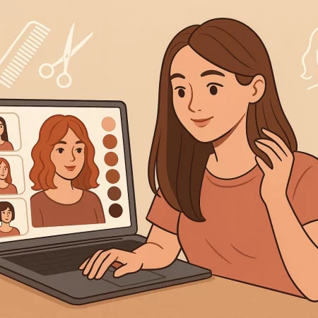 How to choose a hair color and hairstyle online: a simple guide for every day
