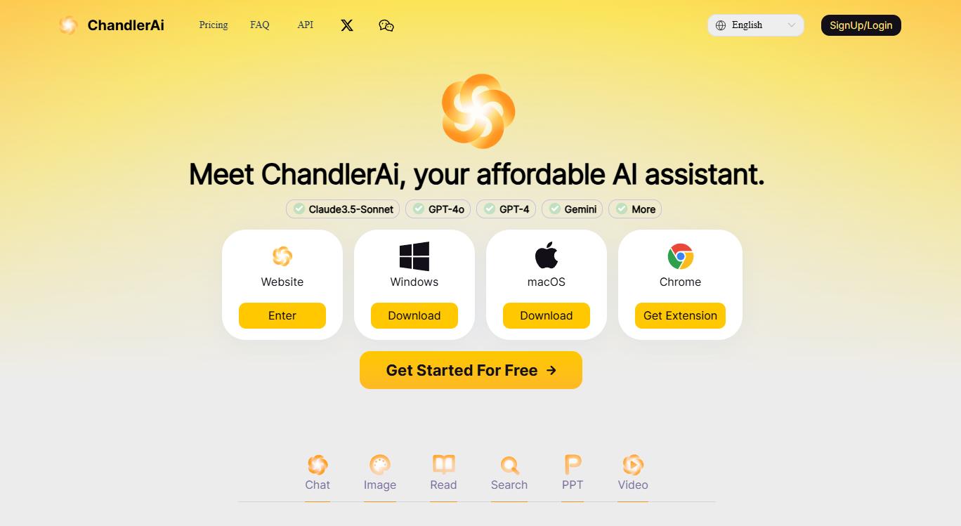 ChandlerAI: An Affordable AI Assistant
