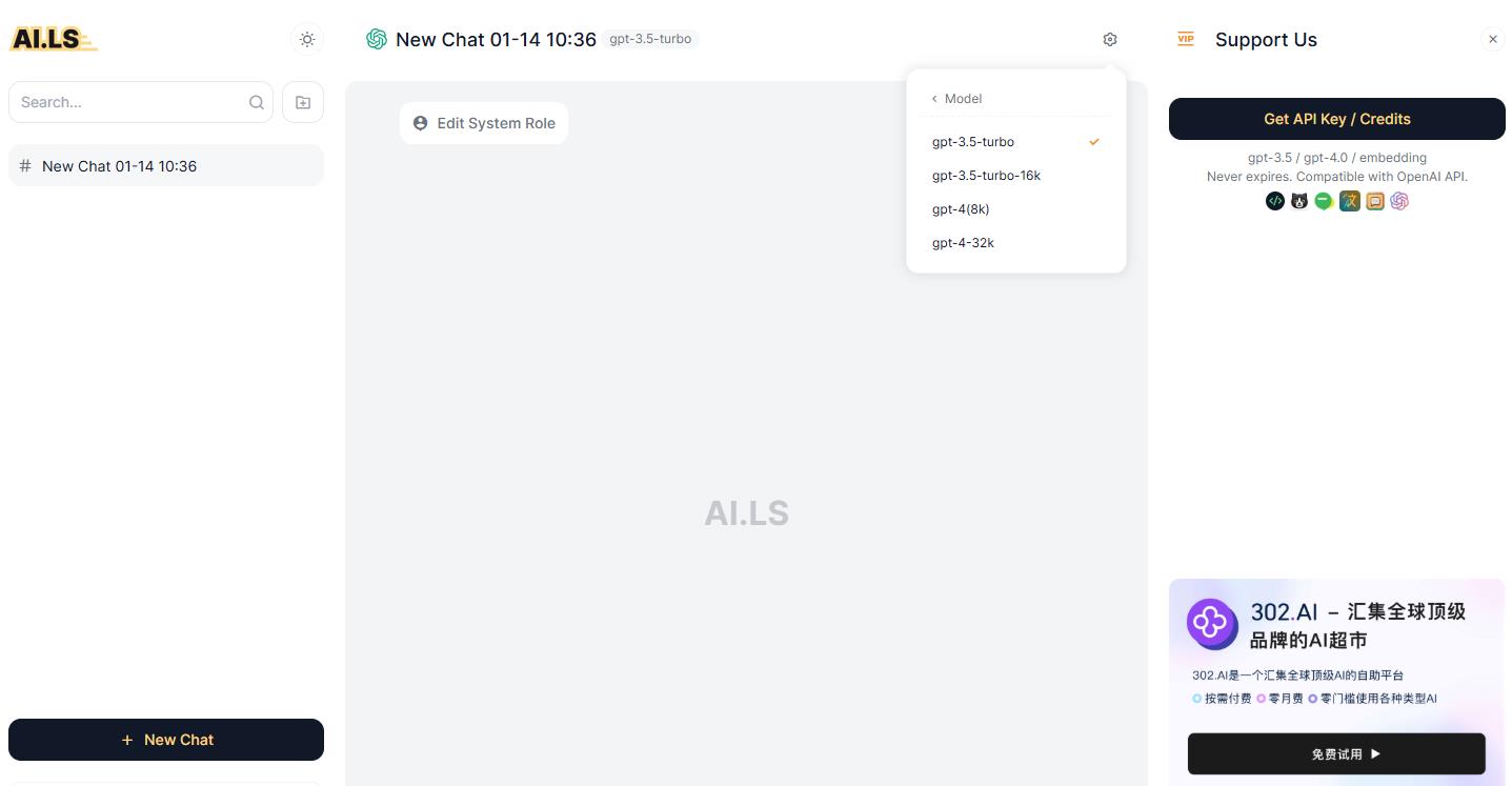 AI.LS: An Alternative Interface for ChatGPT & Claude