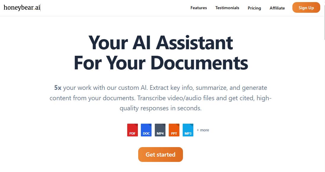 Honeybear AI: AI Assistant For Your Documents