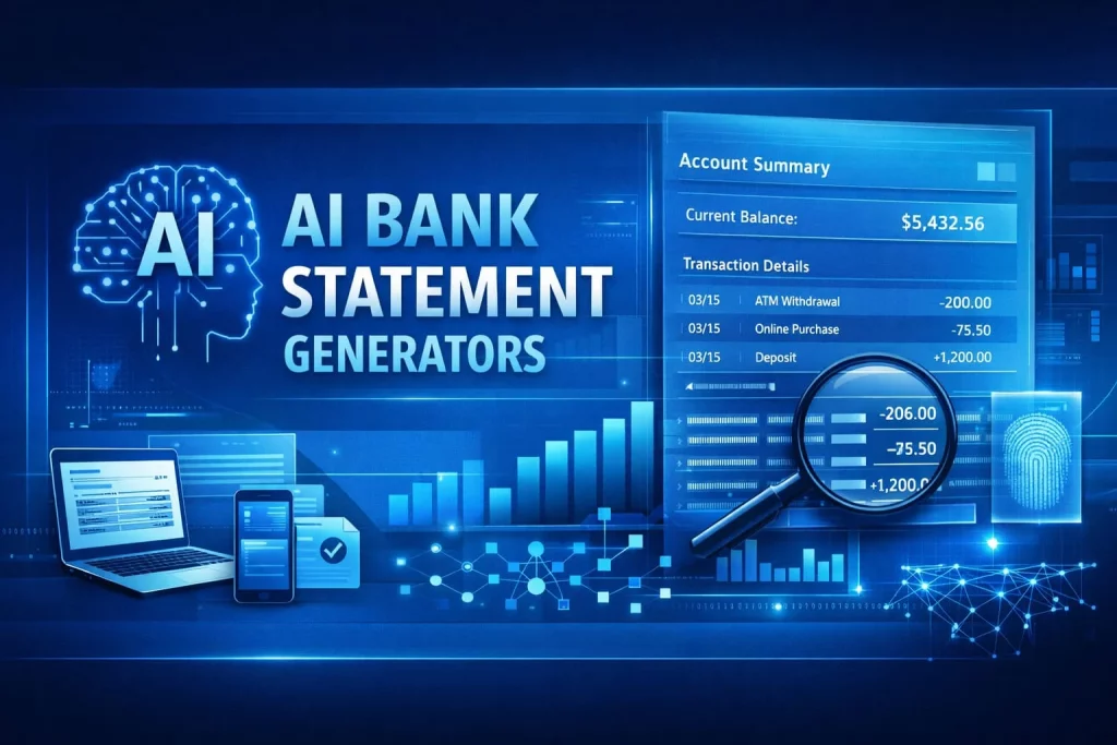 AI Bank Statement Generators