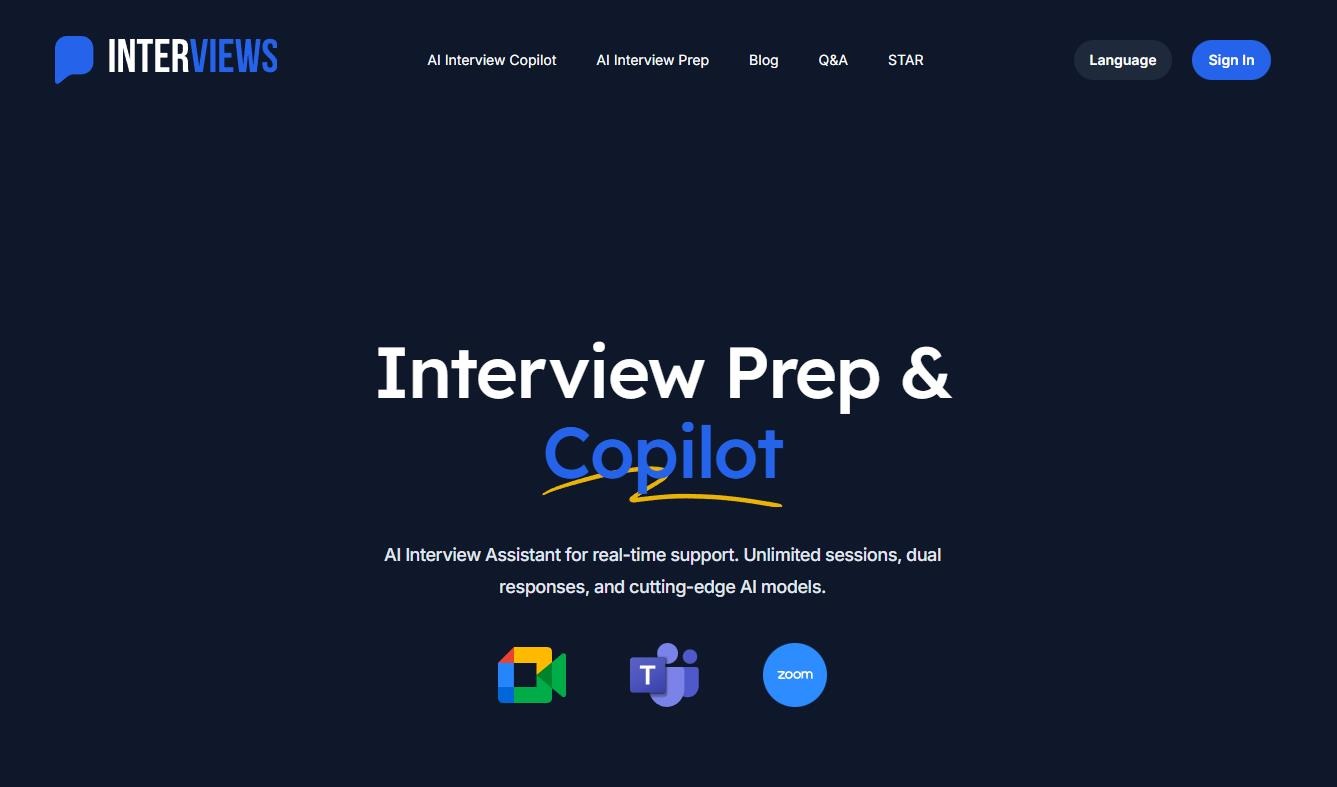 Interviews Chat (Copilot mode)