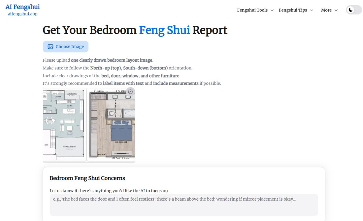 AI Feng Shui Layout Tool (AIFengShui.app)