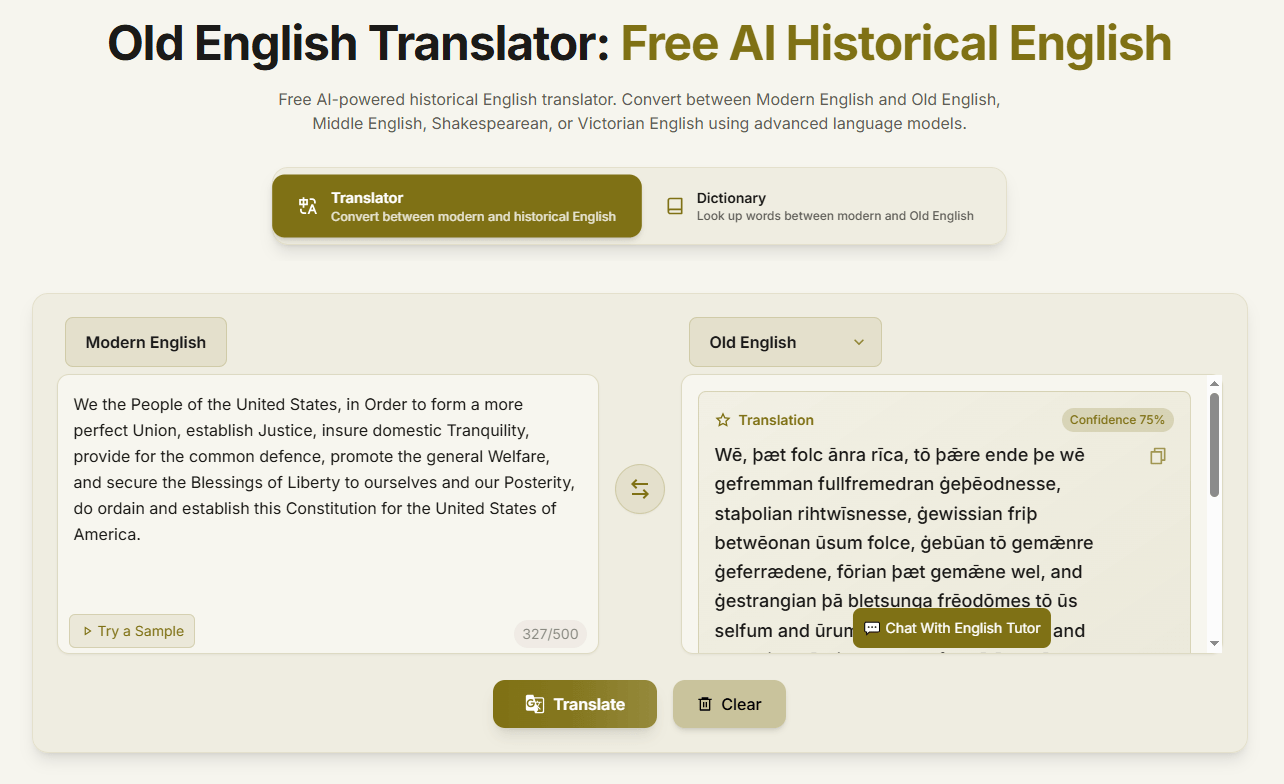 How Does Old English Translator Work?