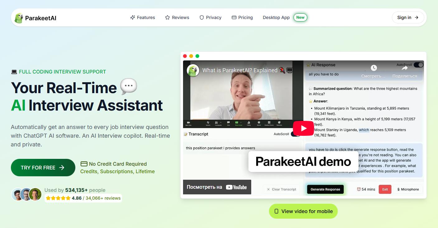 Parakeet AI