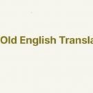 Old English Translator