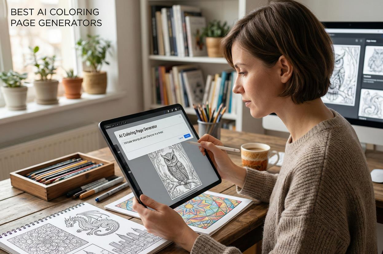 AI Coloring Page Generators