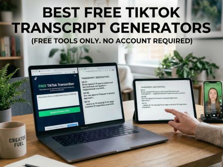 Best Free TikTok Transcript Generators