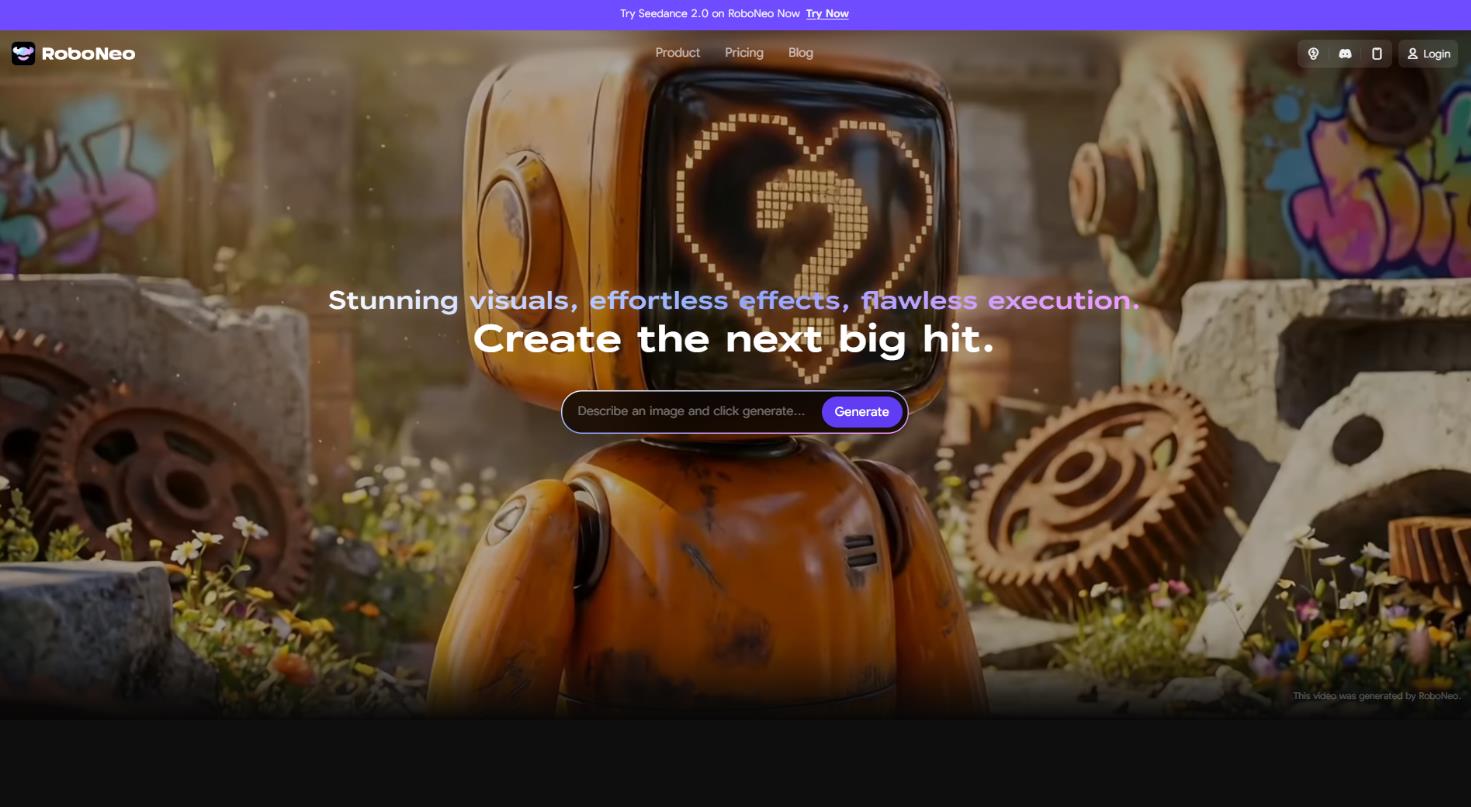 Roboneo AI: Conversational Video & Image Generator
