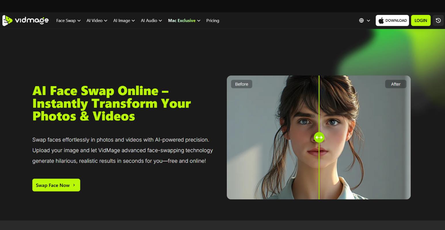 Vidmage AI: Free Face Swap For Photos & Video
