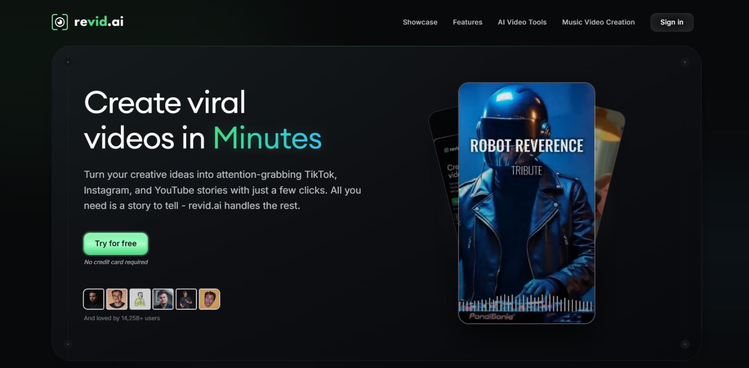 Revid AI: Professional Music Video Generator