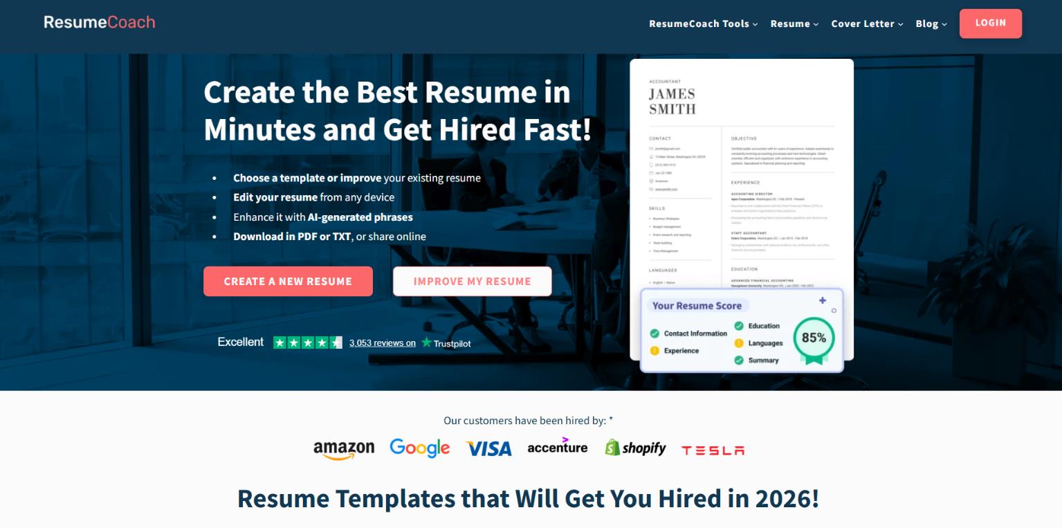 ResumeCoach: AI-Powered Resume Builder