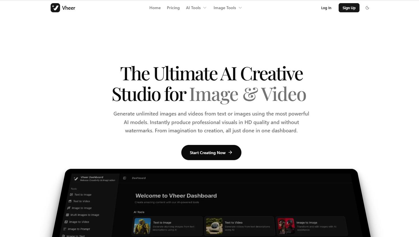Vheer: Free AI Image & Video Generator