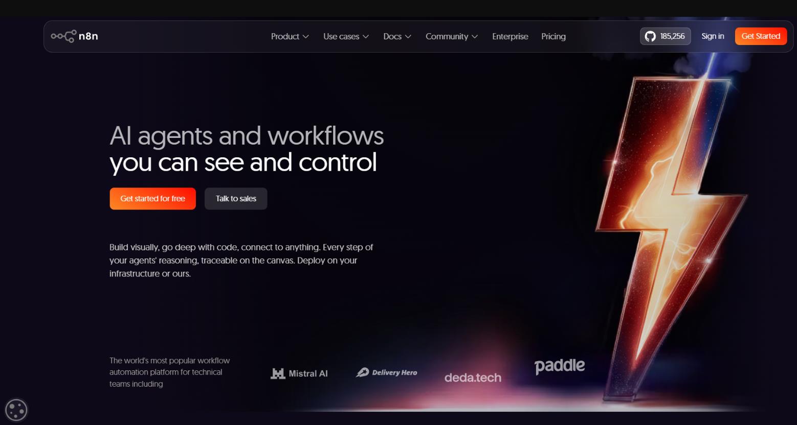 n8n — Workflow Automation with AI Agents