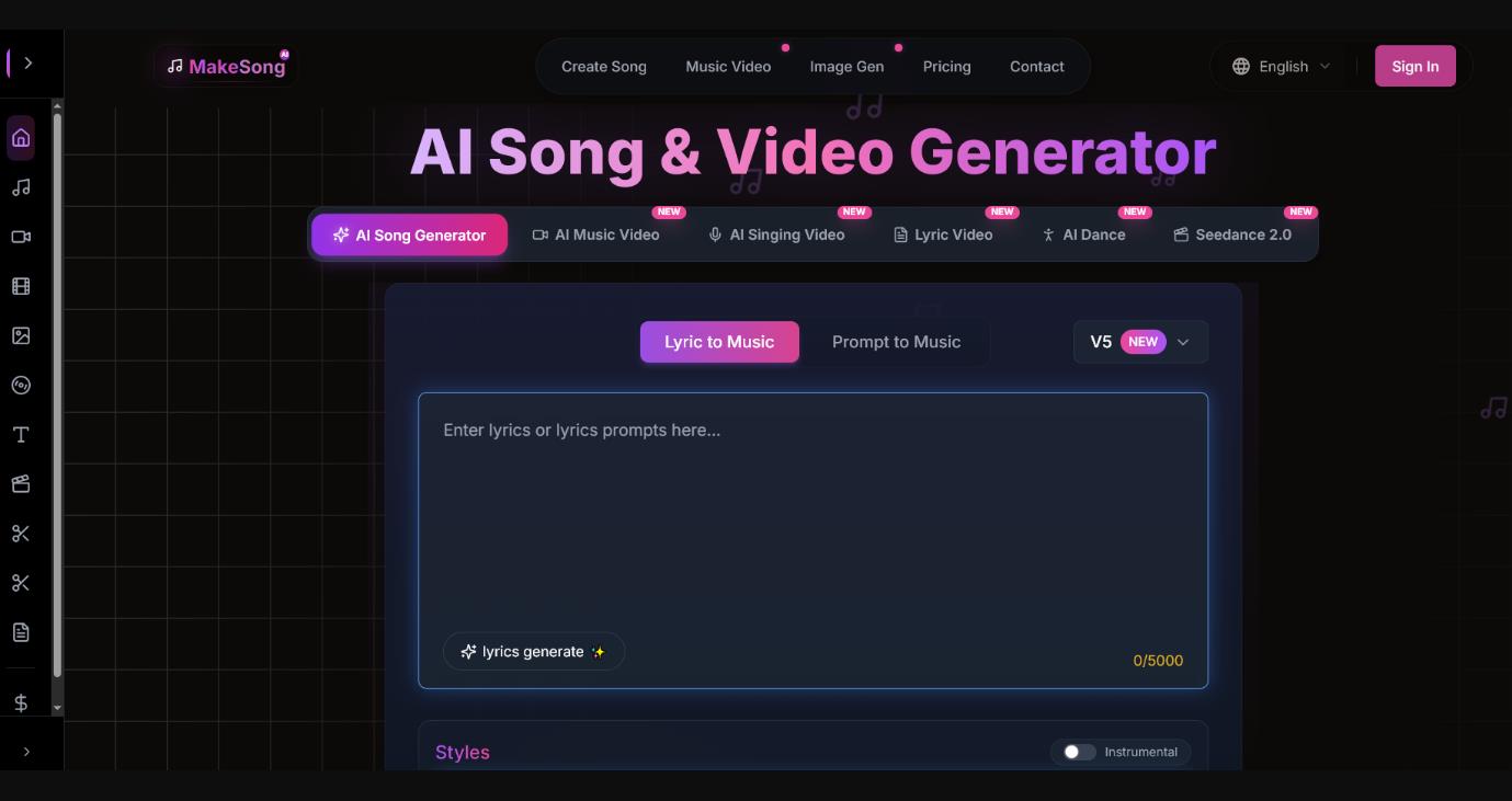 MakeSong: AI Music & Song Generator