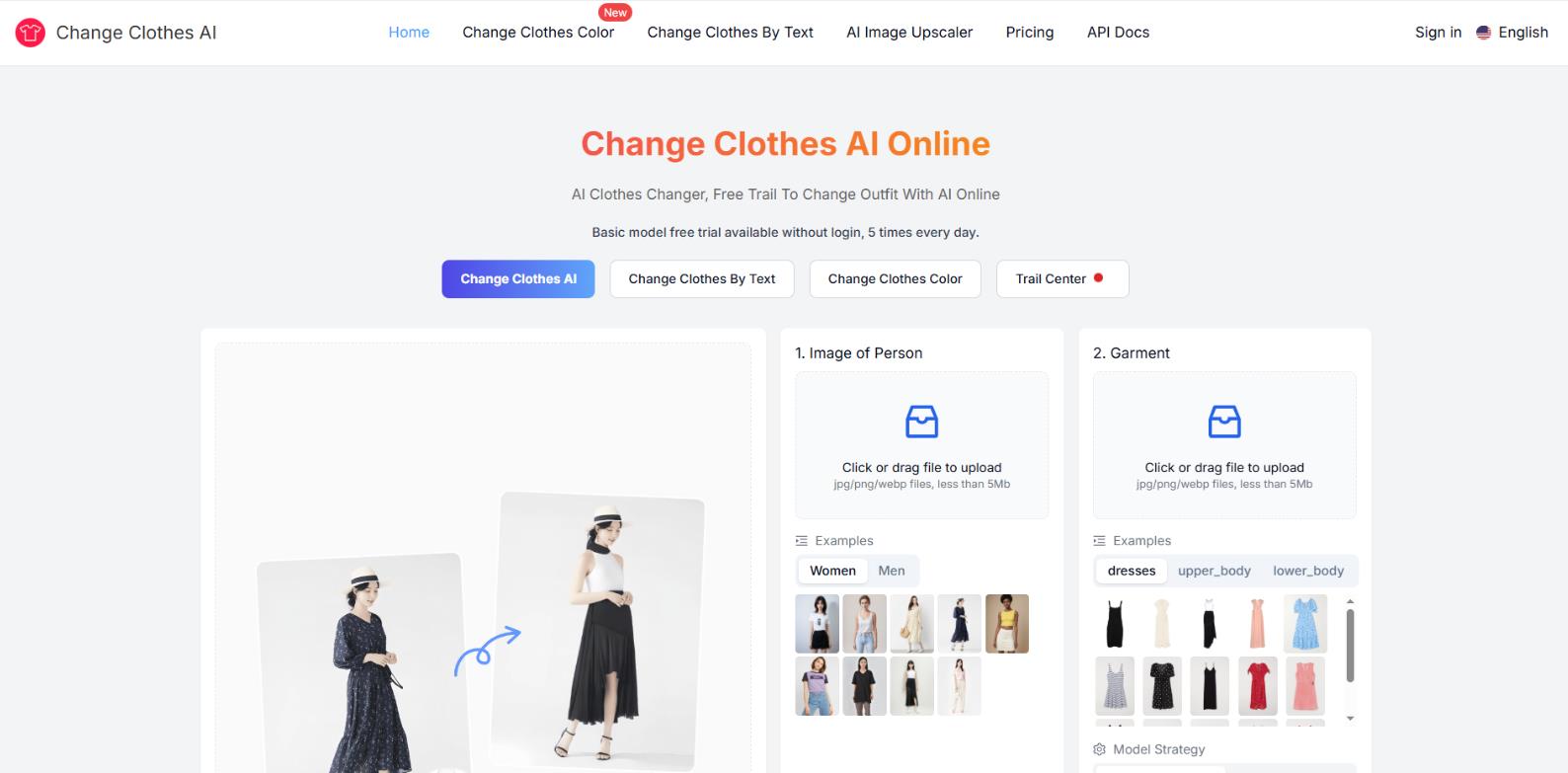 Change Clothes AI: Virtual Outfit Try-On Tool