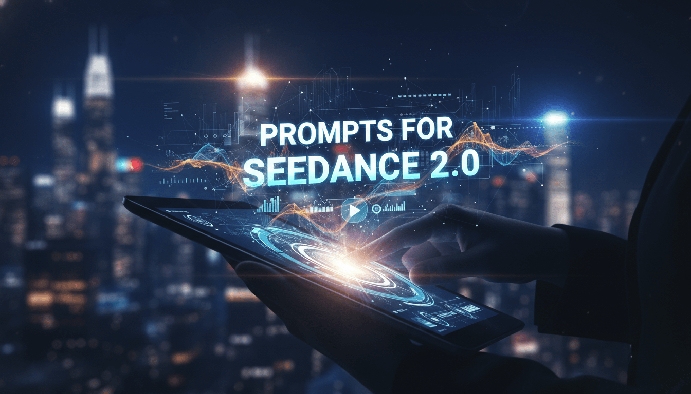 Prompts For Seedance 2.0