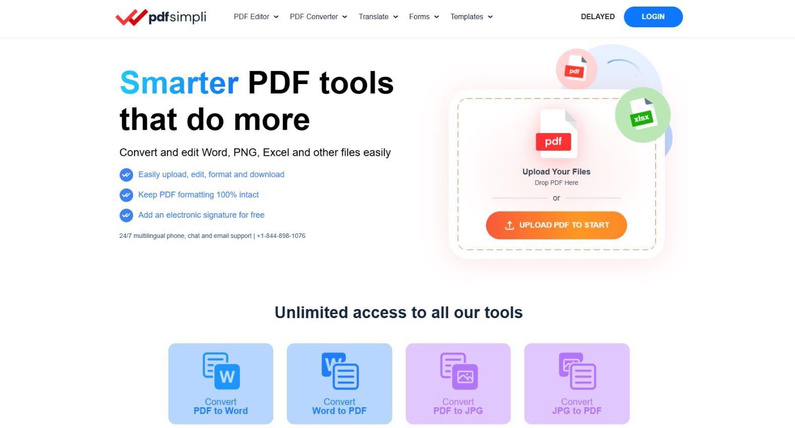 PDFSimpli – A Simple Online Editor with AI Elements