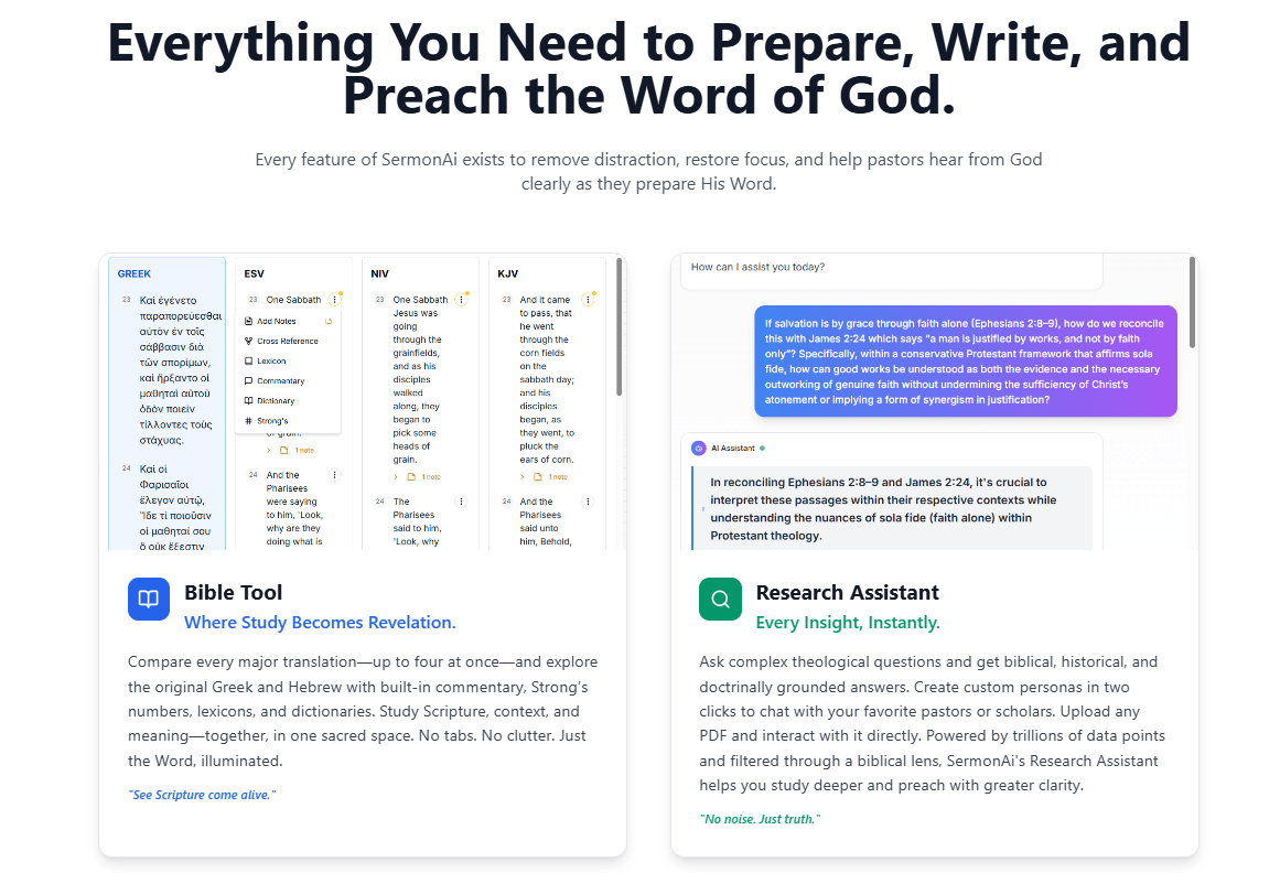 Why Pastors Need an Assistant Like SermonAI