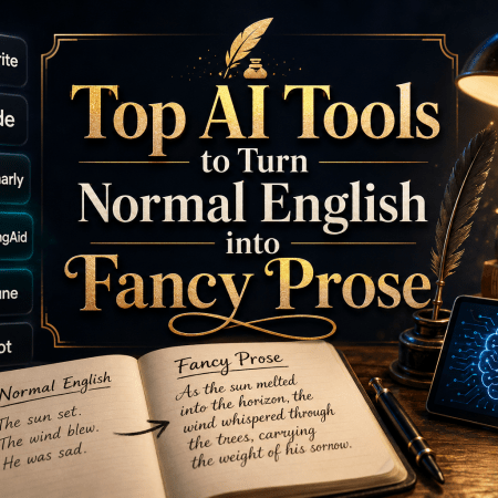 Top AI Tools to Turn English into Fancy Prose