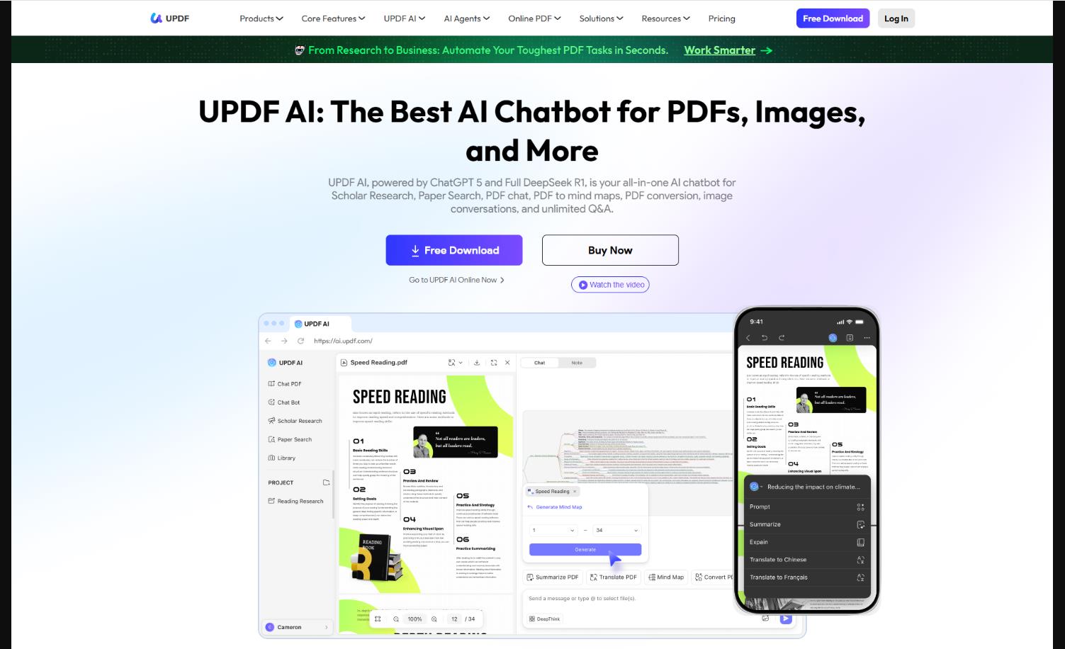 UPDF – Best Overall Feature Set