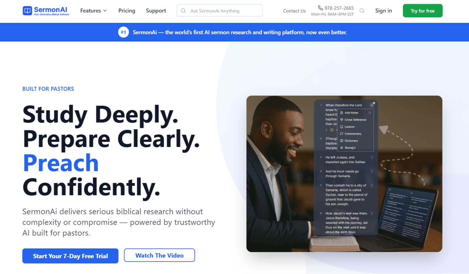 SermonAI: AI Resources for Pastors & Ministries