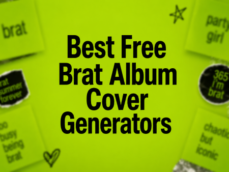 Best Free Brat Album Cover Generators