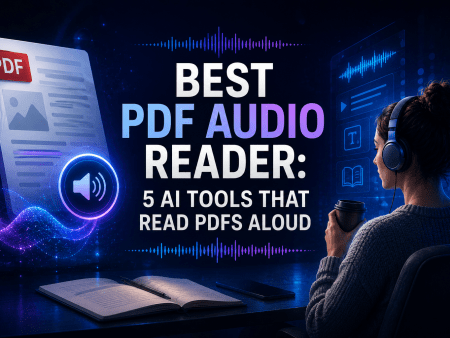 Best PDF Audio Reader: 5 AI Tools That Read PDFs Aloud