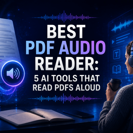 Best PDF Audio Reader: 5 AI Tools That Read PDFs Aloud