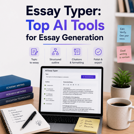 Best AI Essay Typers & Writing Generators