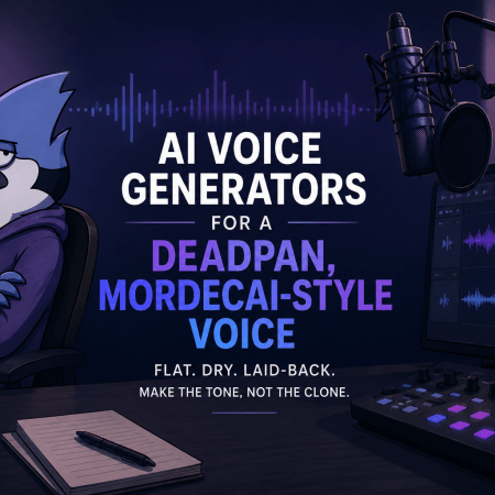 Best AI Voice Generators for a Mordecai-Style Voice