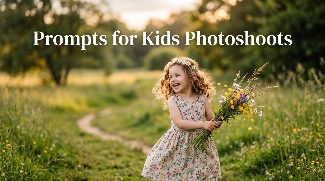 Prompts for Kids Photoshoots