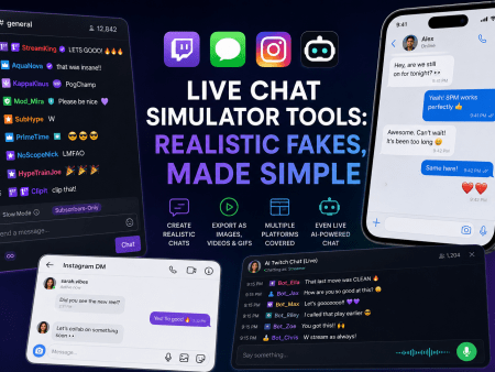 Live Chat Simulator Tools: Realistic Fakes, Made Simple 