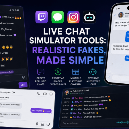 Live Chat Simulator Tools: Realistic Fakes, Made Simple 